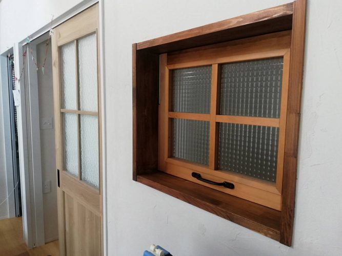造作窓完成 内側