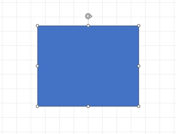 Excelで間取りを作る方法　外壁編　2長方形をつくる